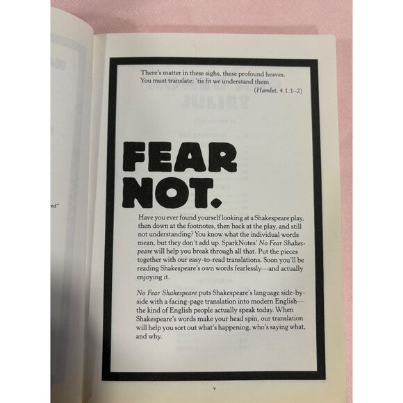 No Fear Shakespeare Books The Merchant Of Venice & Romeo And Juliet Bundle 2003 - Picture 13 of 16